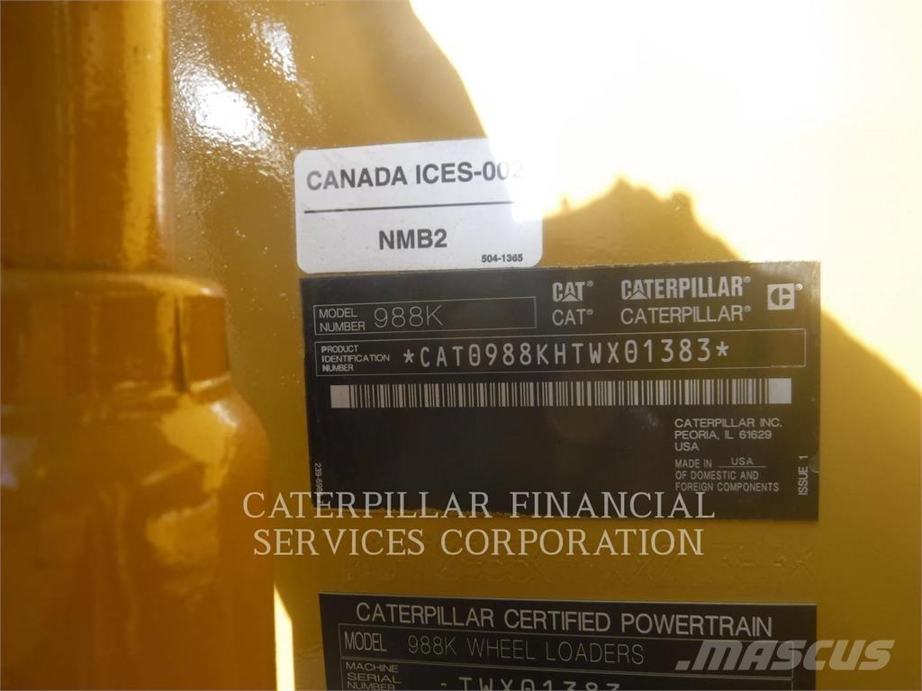 CAT 988K Kolesni nakladalci