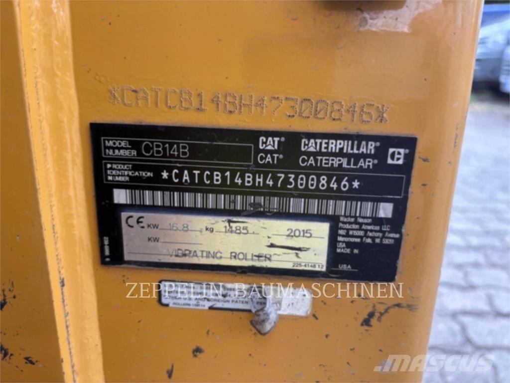 CAT CB14B Kompaktorji tal