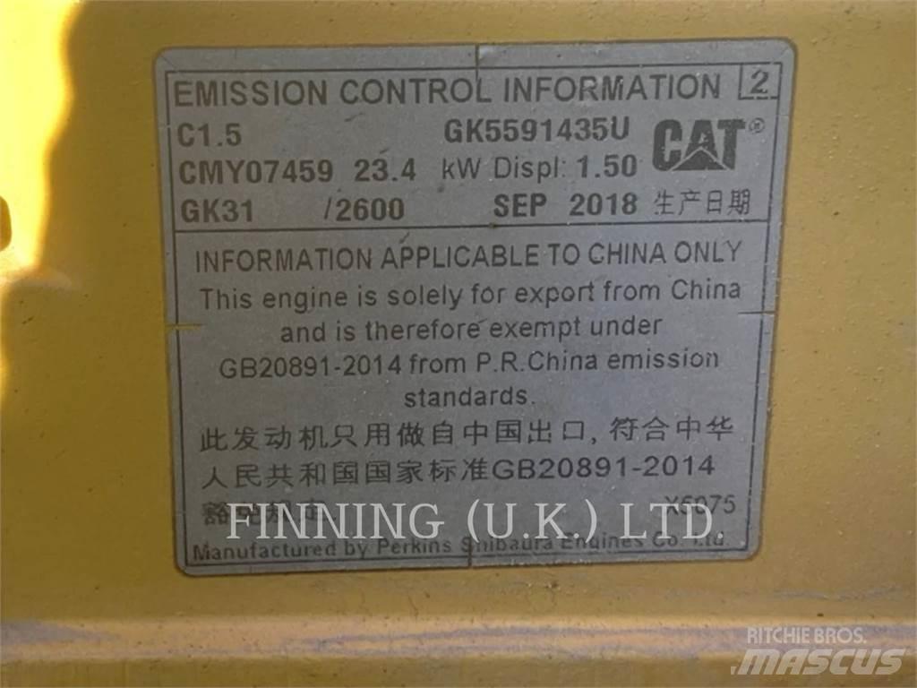 CAT CB2.7 Kompaktorji tal