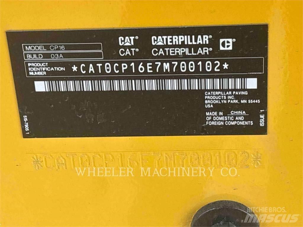 CAT CP16 Enojni valjarji