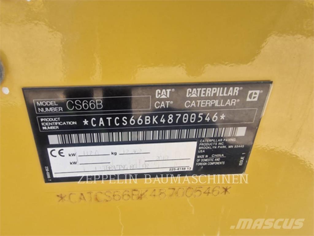 CAT CS66B Kompaktorji tal