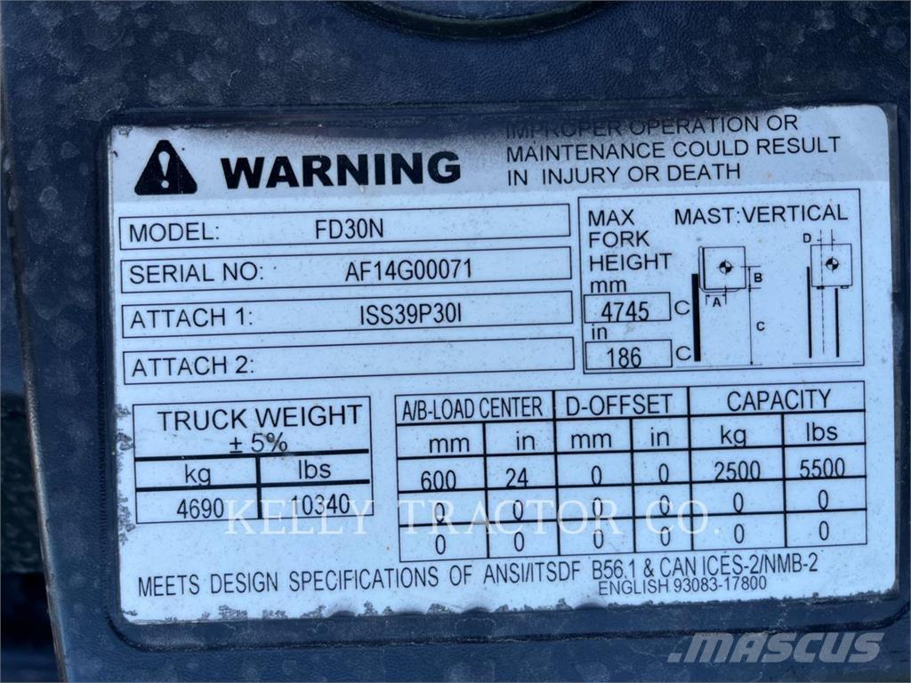 CAT FD30N Viličarji - drugo