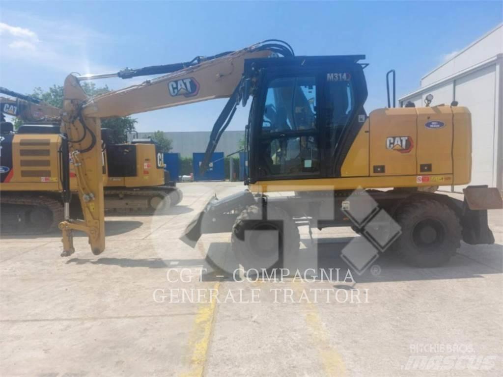 CAT M314 Bagri na kolesih