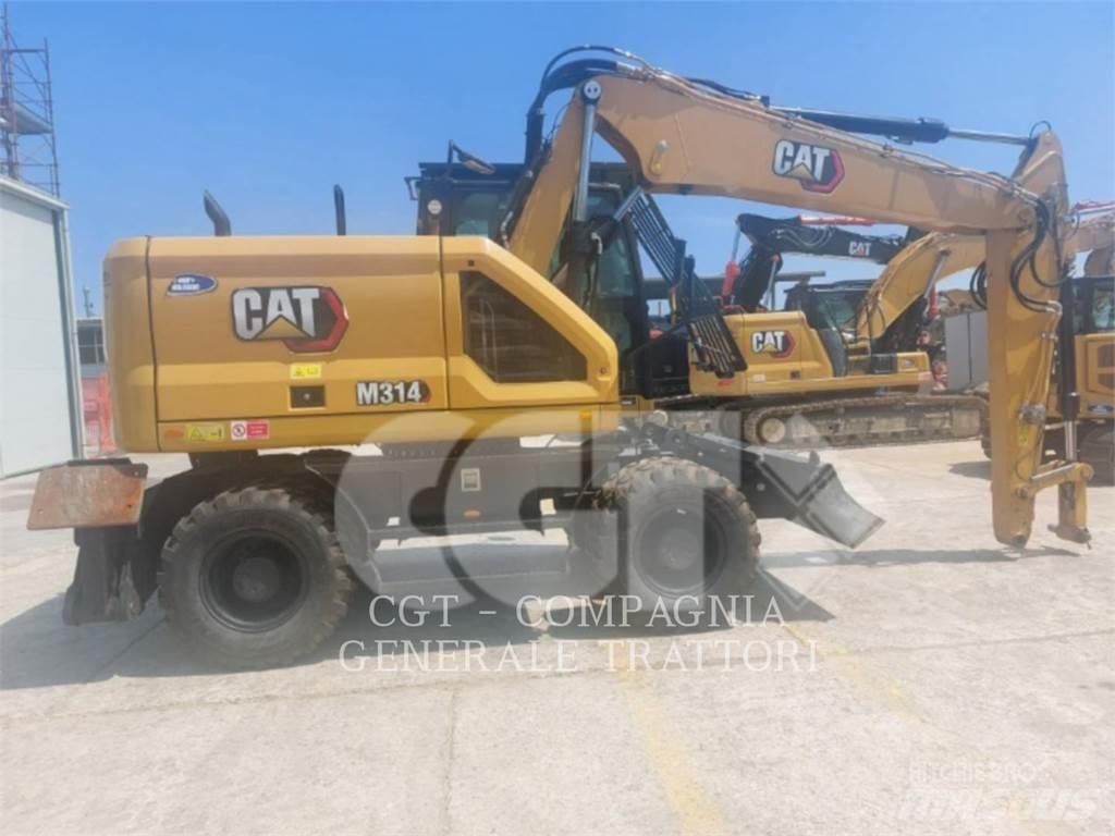 CAT M314 Bagri na kolesih
