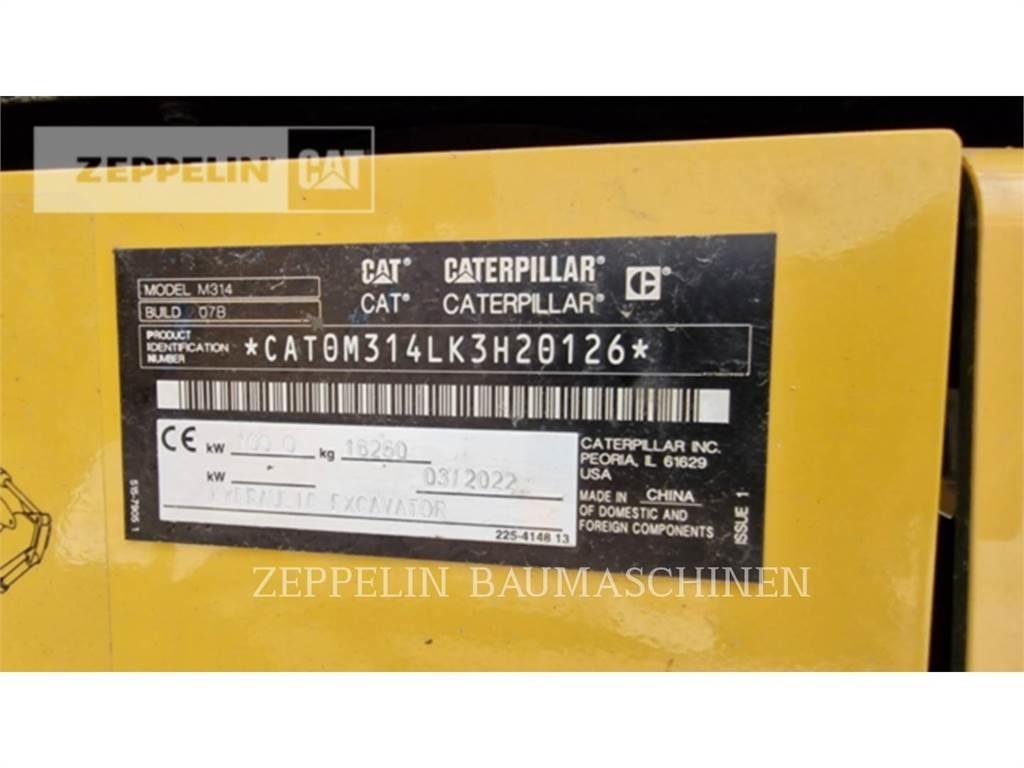 CAT M314-07A Bagri na kolesih