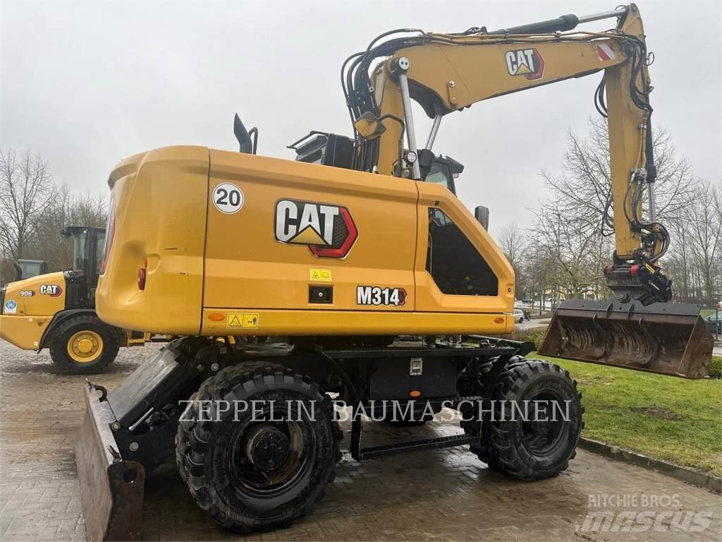 CAT M314-07A Bagri na kolesih