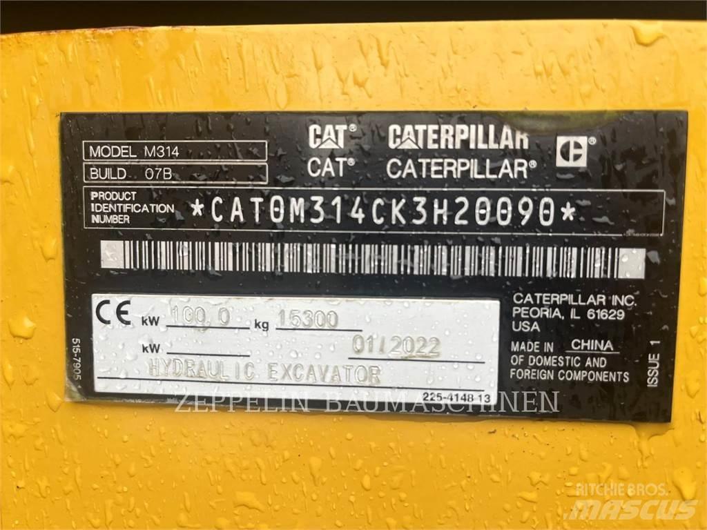 CAT M314-07A Bagri na kolesih