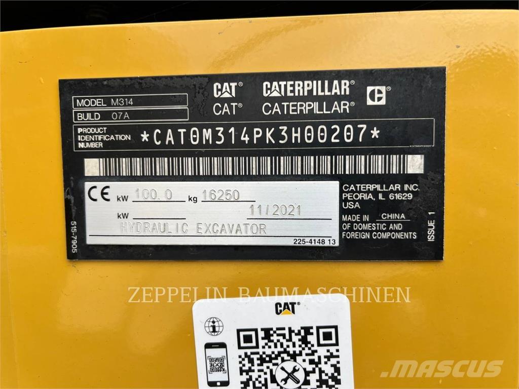 CAT M314-07A Bagri na kolesih