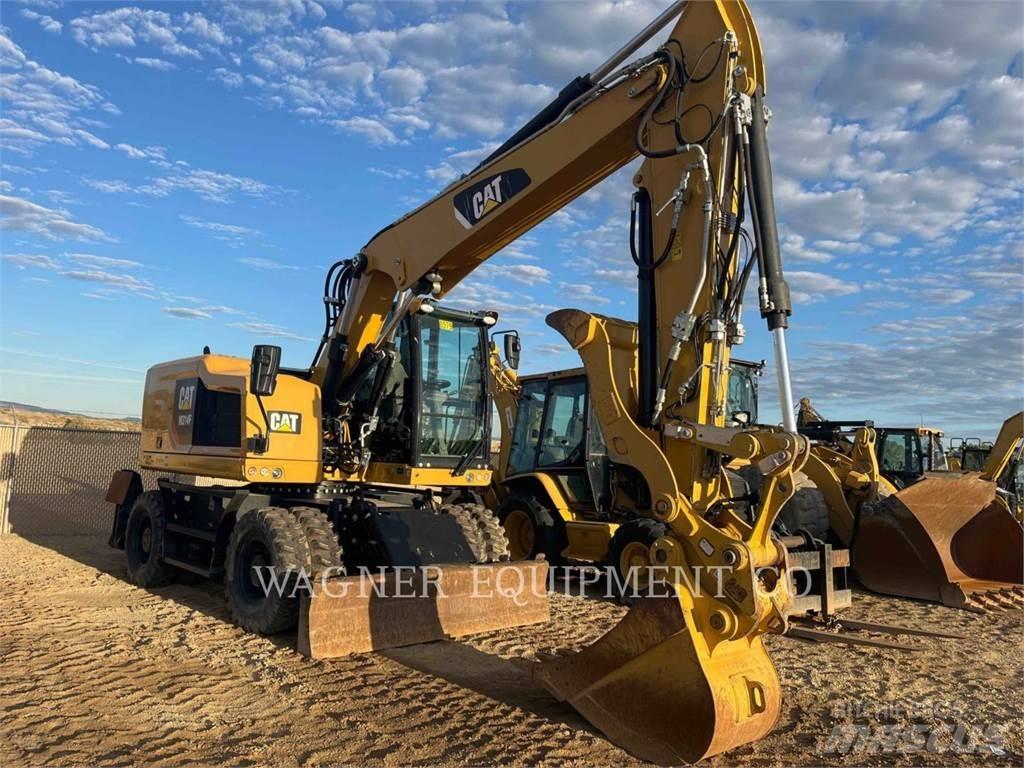CAT M314F Bagri na kolesih