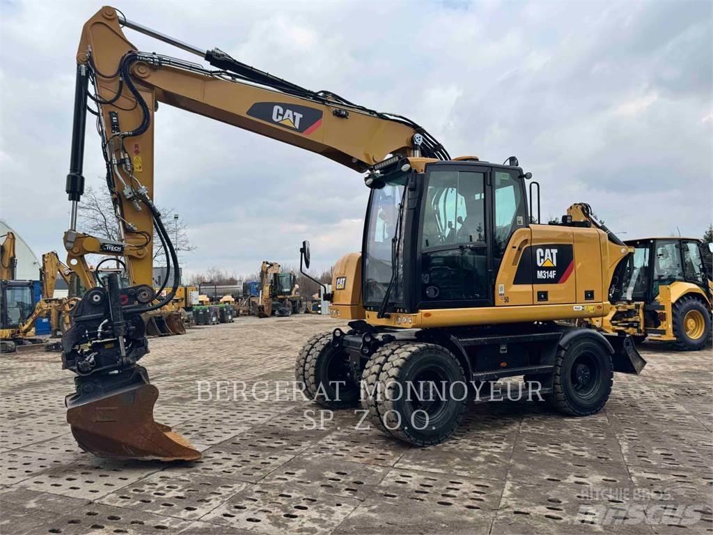 CAT M314F Bagri na kolesih