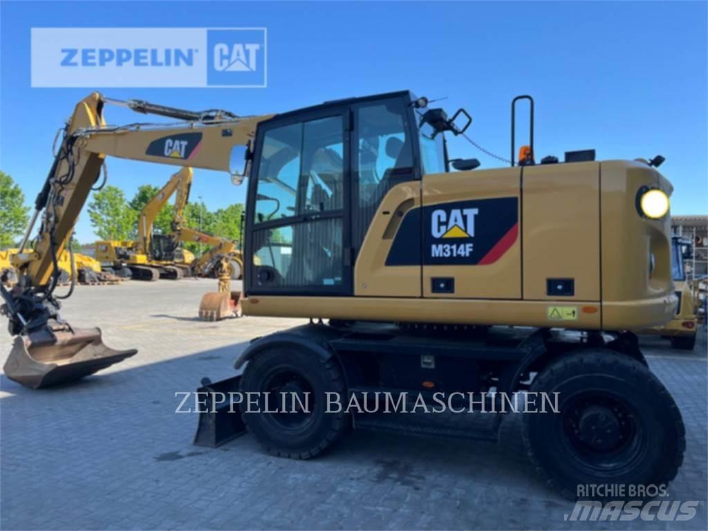 CAT M314F Bagri na kolesih