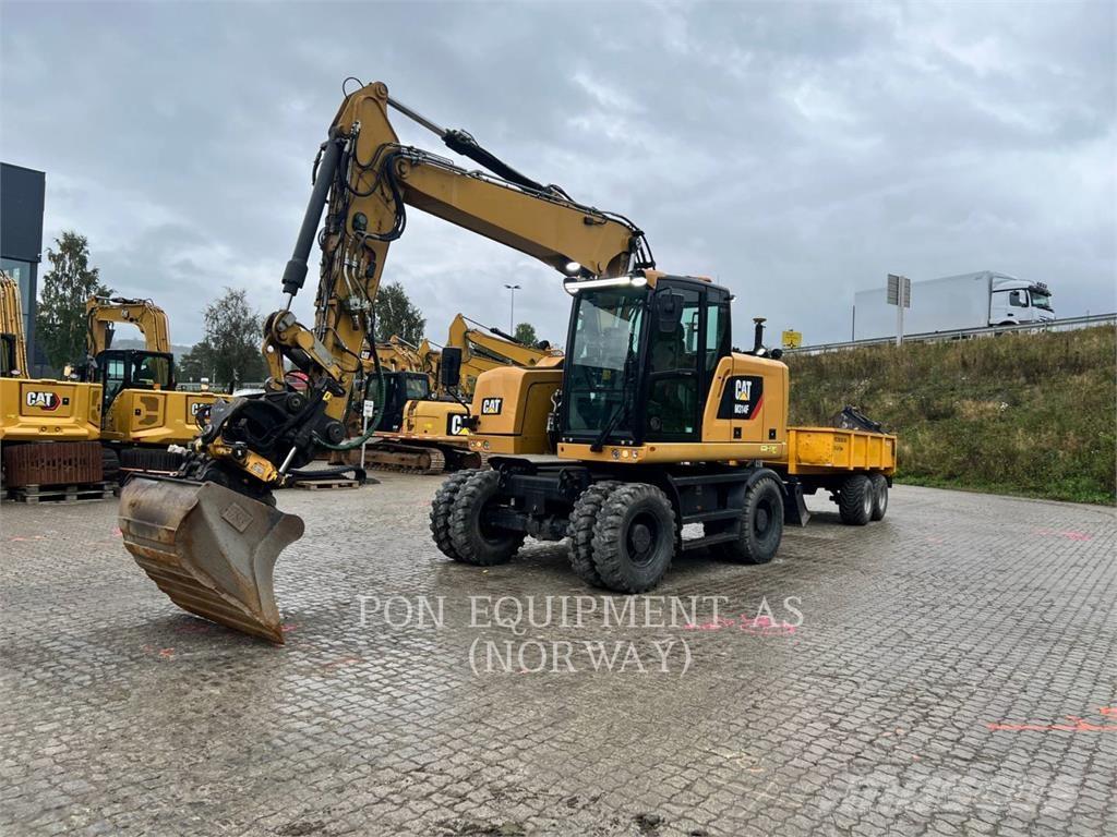 CAT M314F Bagri na kolesih