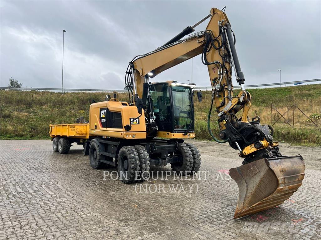 CAT M314F Bagri na kolesih