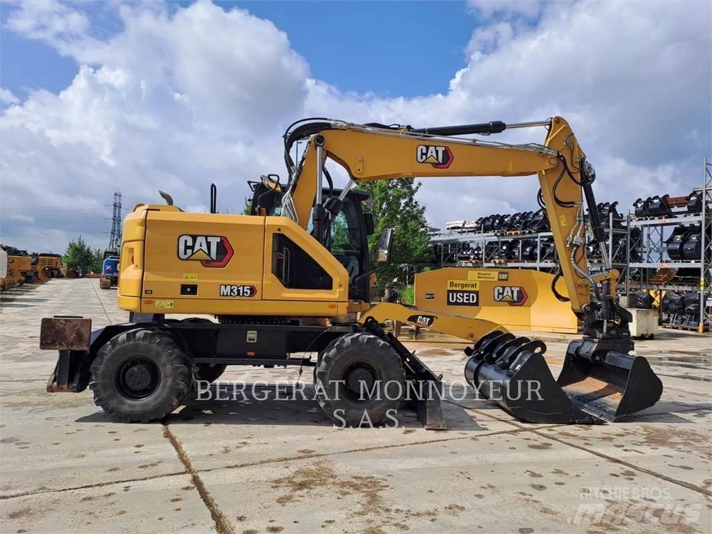 CAT M315 Bagri na kolesih