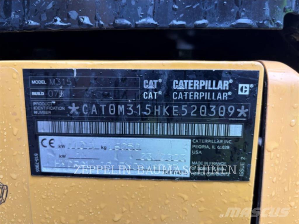 CAT M315-07A Bagri na kolesih