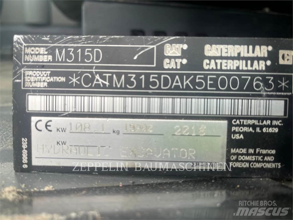 CAT M315D Bagri na kolesih