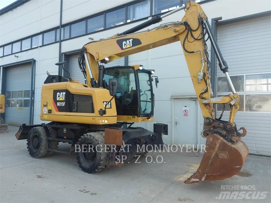 CAT M315F Bagri na kolesih