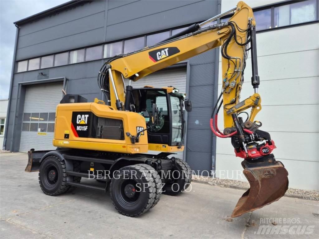 CAT M315F Bagri na kolesih
