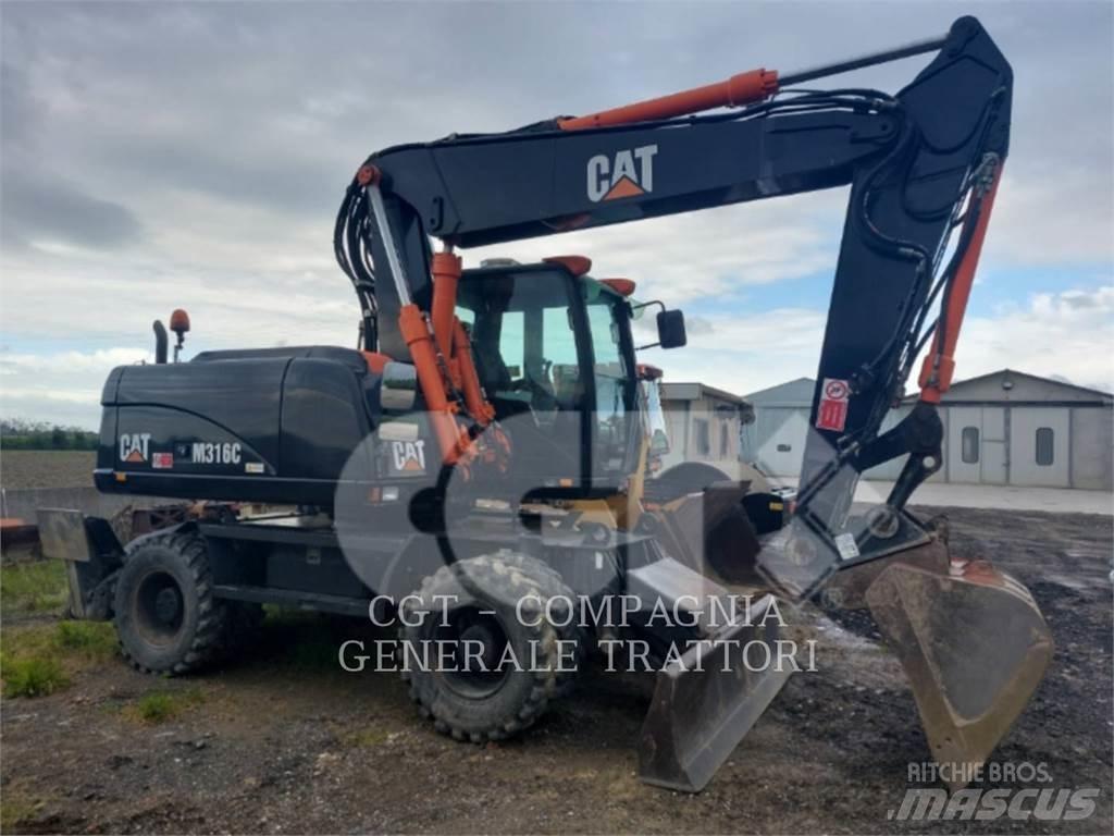 CAT M316C Bagri na kolesih