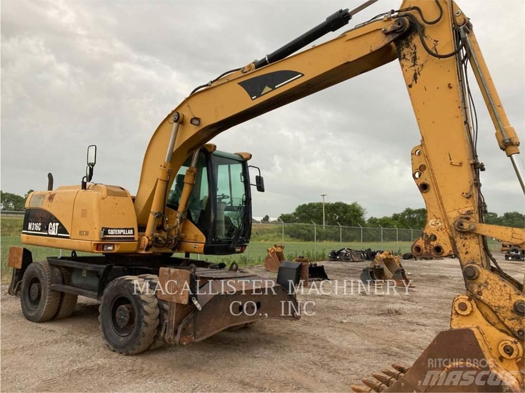 CAT M316C Bagri na kolesih