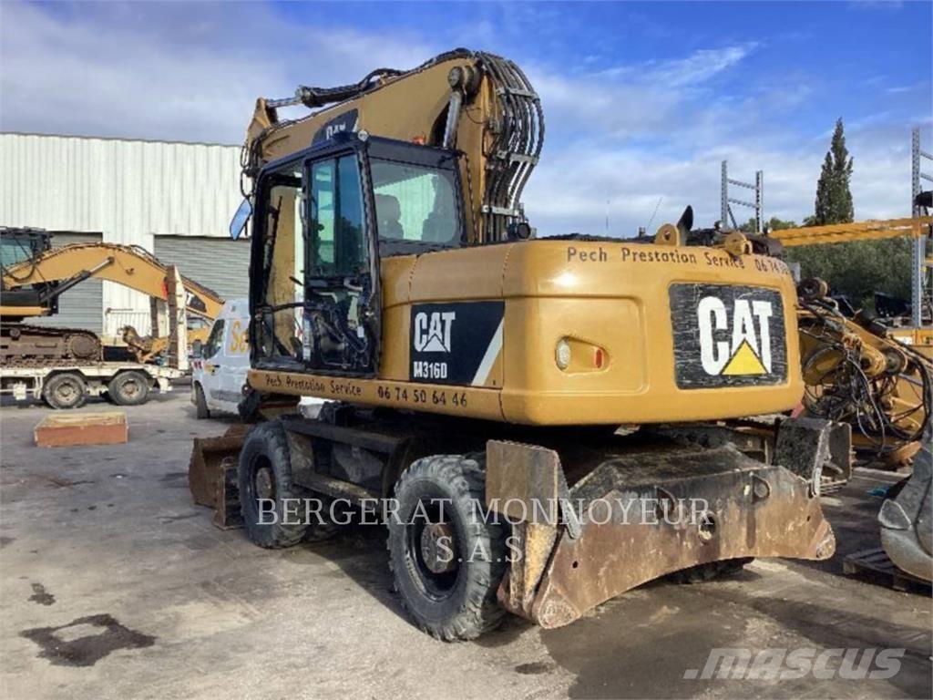 CAT M316D Bagri na kolesih