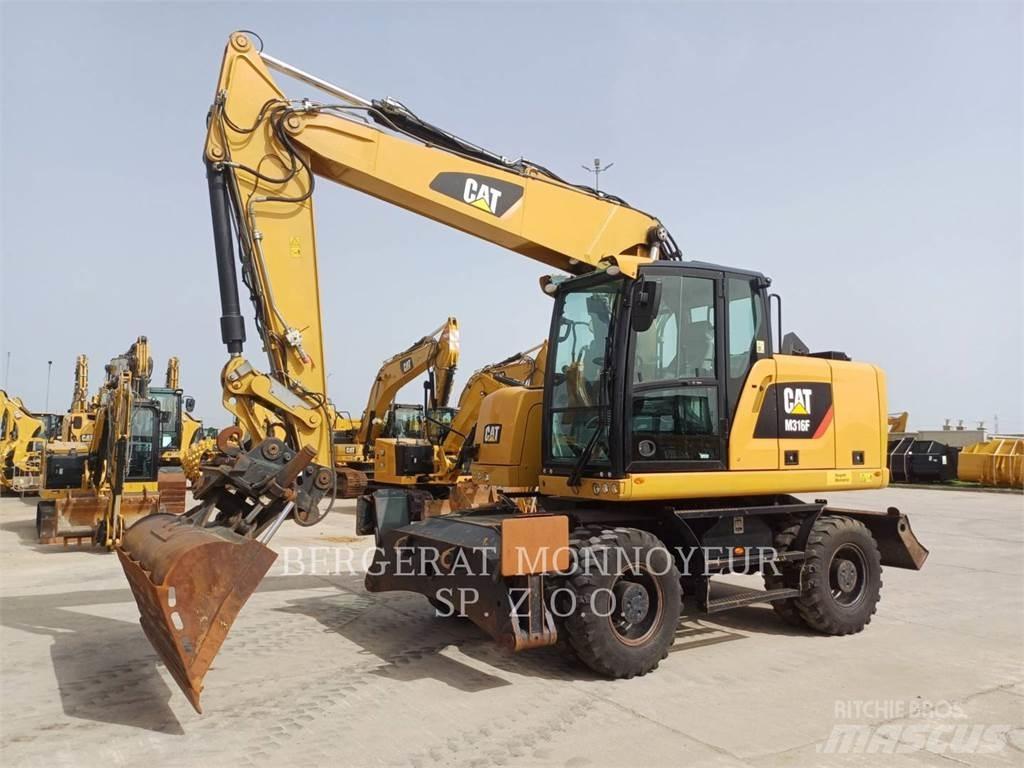 CAT M316F Bagri na kolesih