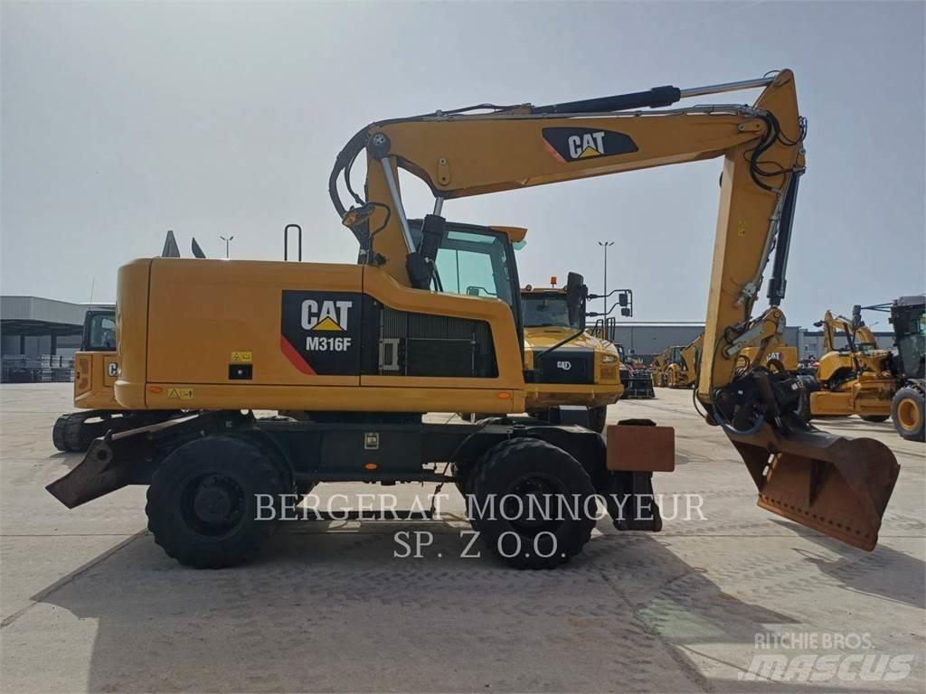 CAT M316F Bagri na kolesih