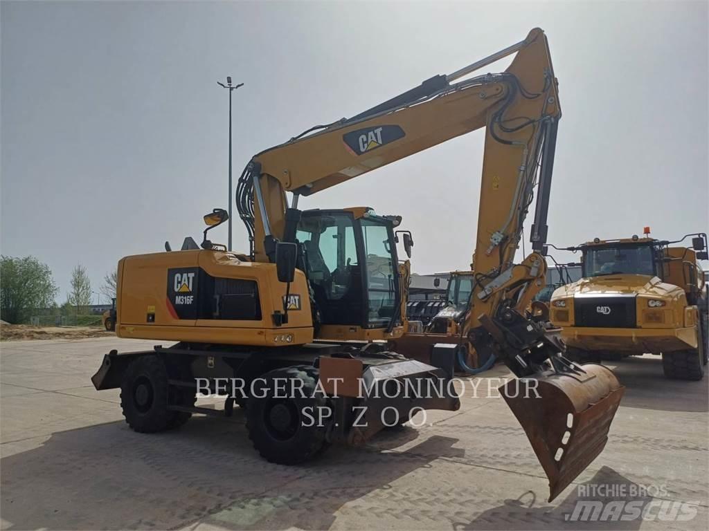 CAT M316F Bagri na kolesih