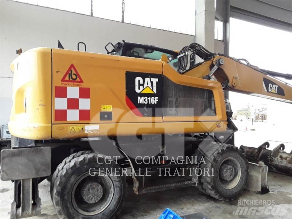 CAT M316F Bagri na kolesih