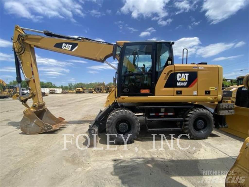 CAT M316F Bagri na kolesih