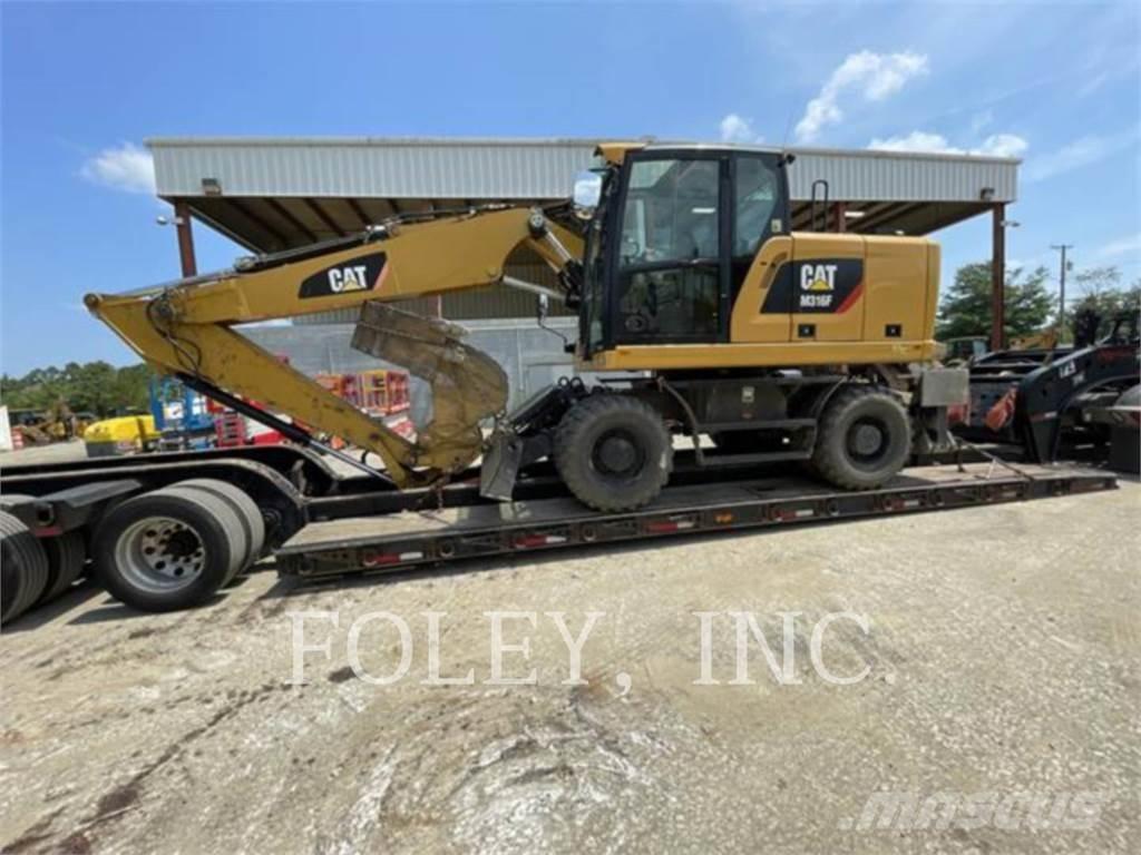 CAT M316F Bagri na kolesih
