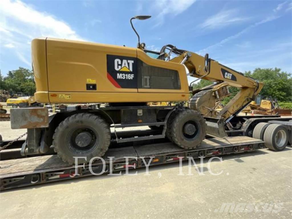 CAT M316F Bagri na kolesih