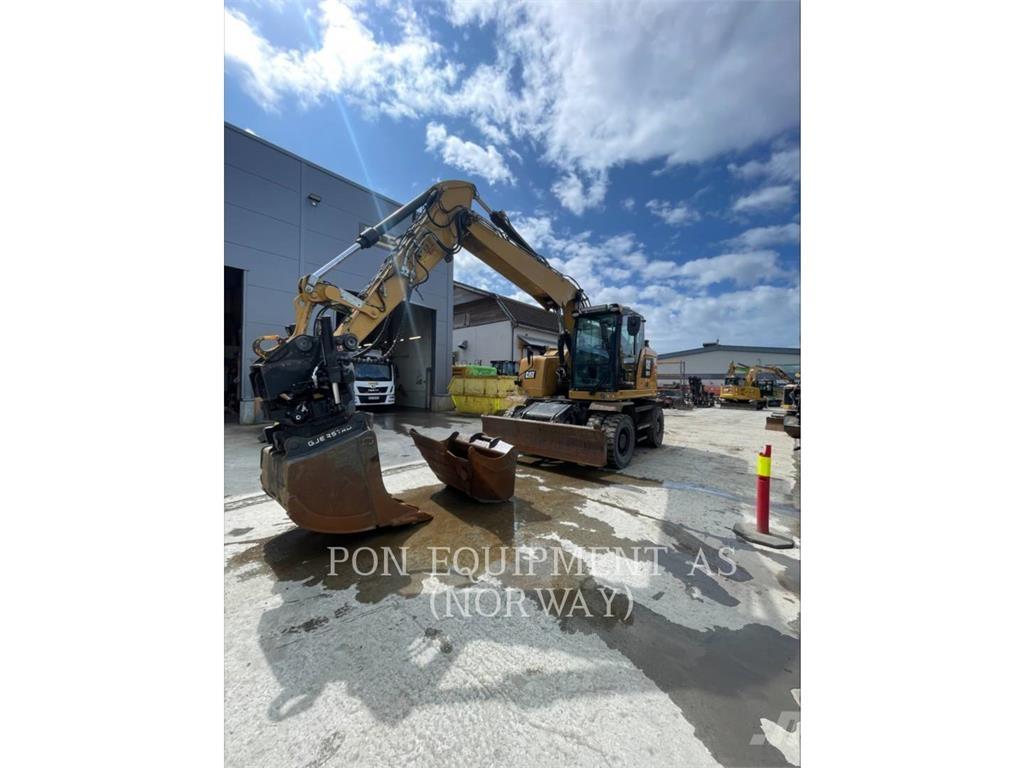 CAT M317F Bagri na kolesih