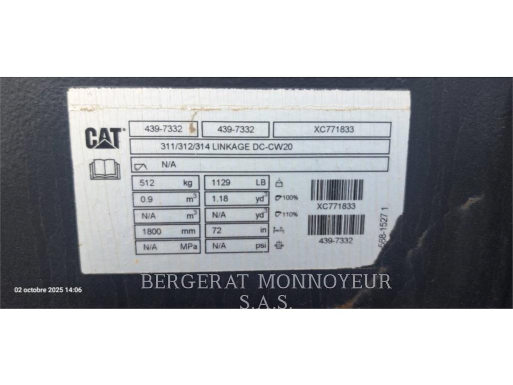 CAT M318-07 Bagri na kolesih