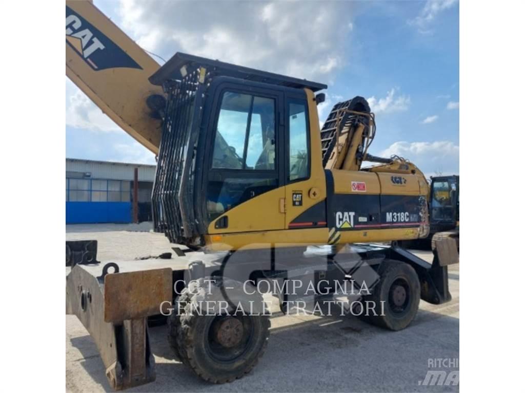 CAT M318C Bagri na kolesih