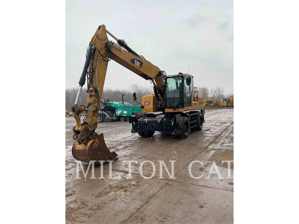 CAT M318F Bagri na kolesih