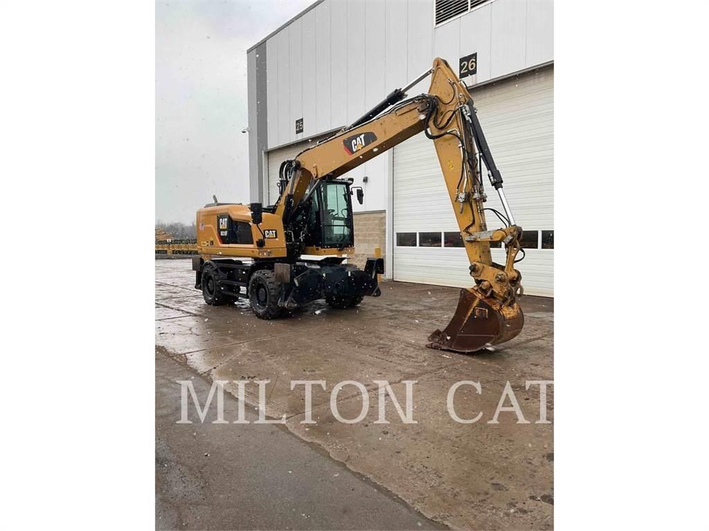 CAT M318F Bagri na kolesih