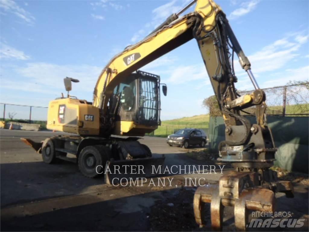 CAT M318F Bagri na kolesih