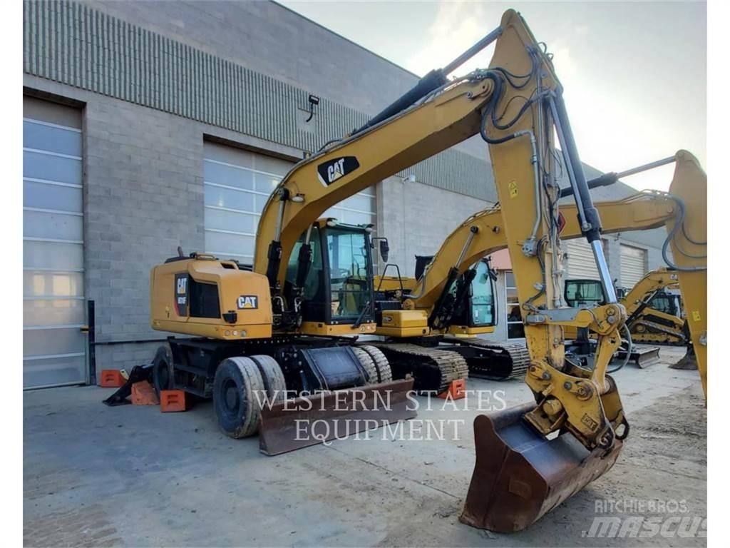 CAT M318F Bagri na kolesih