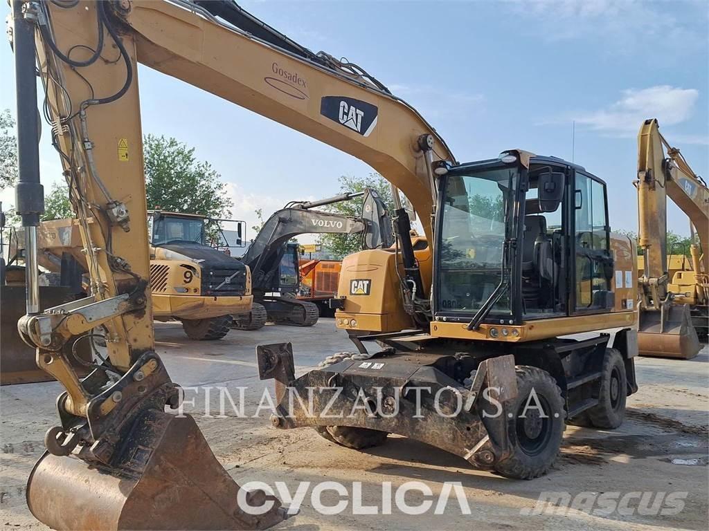 CAT M318F Bagri na kolesih
