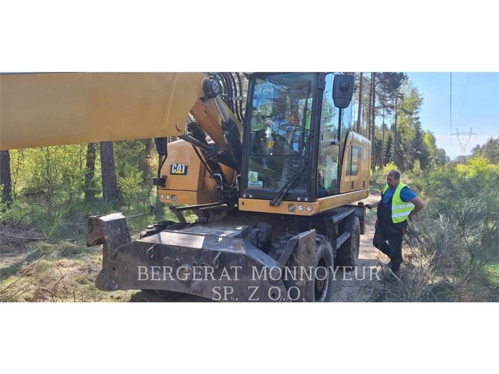 CAT M318F Bagri na kolesih