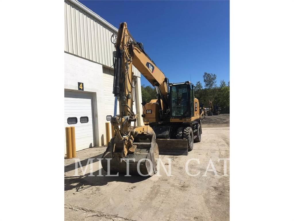 CAT M318F Bagri na kolesih