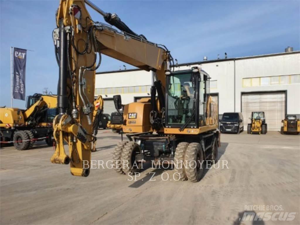 CAT M318F Bagri na kolesih