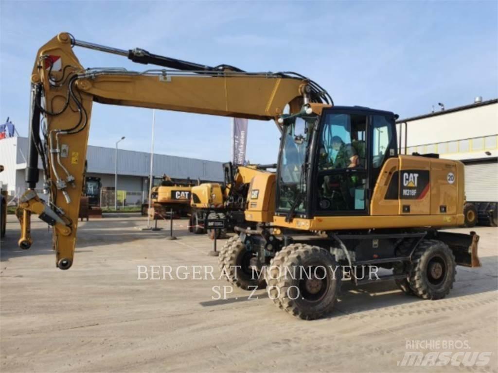 CAT M318F Bagri na kolesih