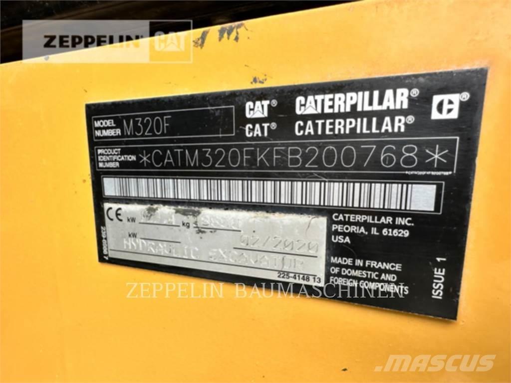 CAT M320F Bagri na kolesih