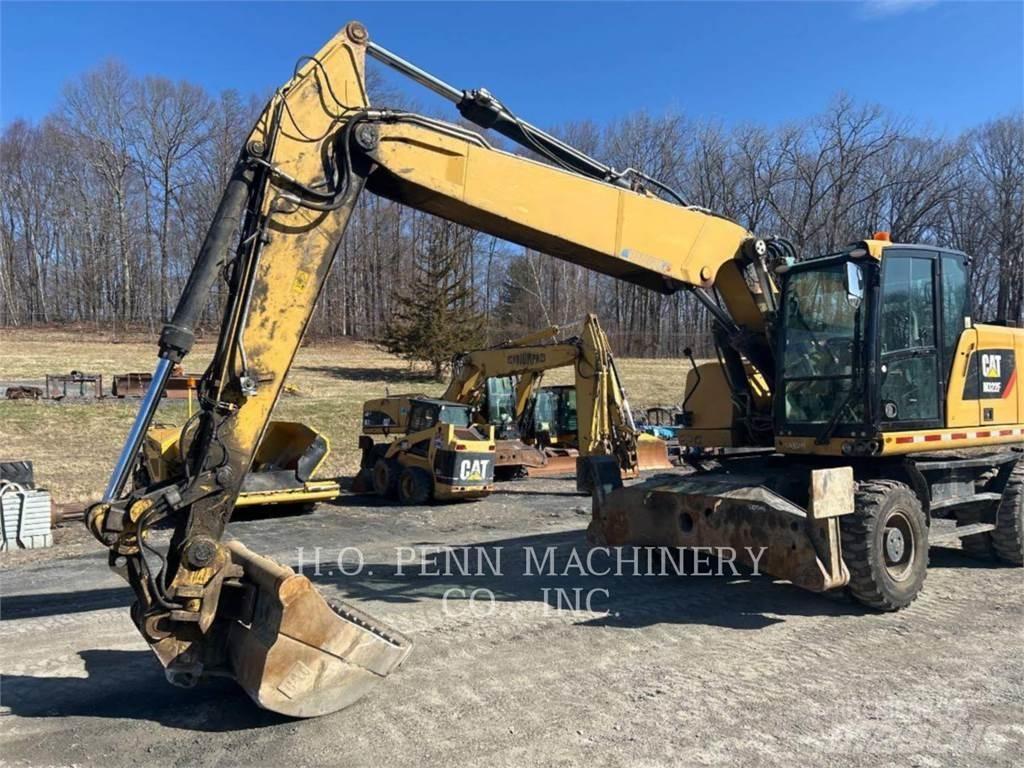 CAT M322F Bagri na kolesih