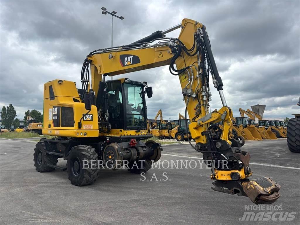 CAT M323F Bagri na kolesih