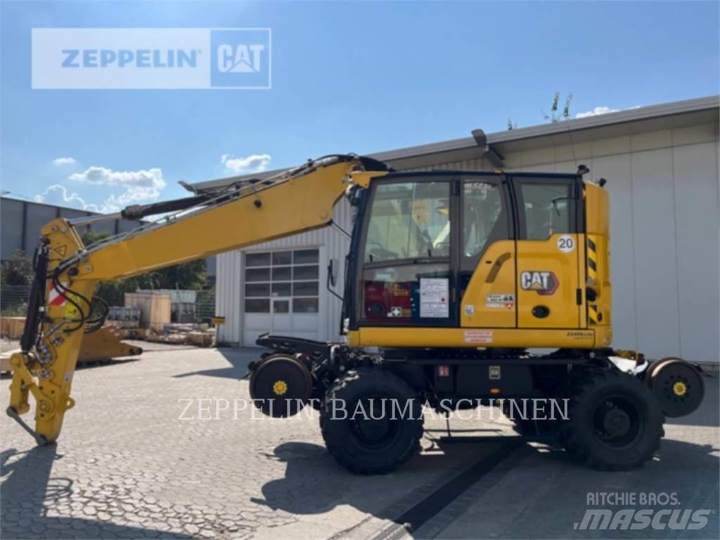CAT M323F Bagri na kolesih