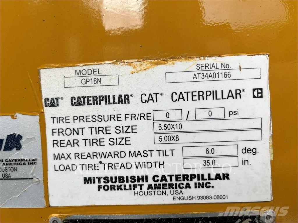 CAT MCFGP18N5 Plinski viličarji