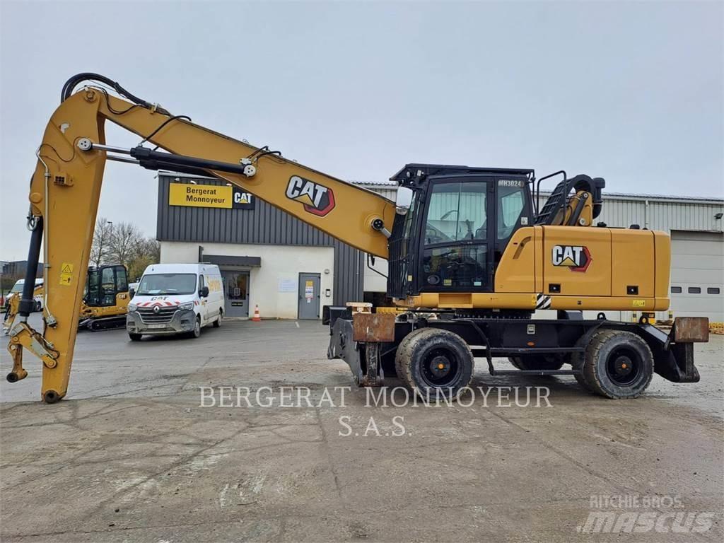 CAT MH3024 Bagri na kolesih